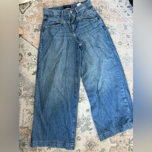 Banana Republic Denim Wide-Leg Pants